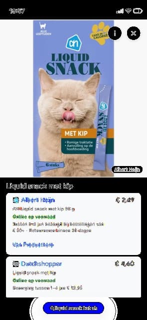 AH liquid snack met kip